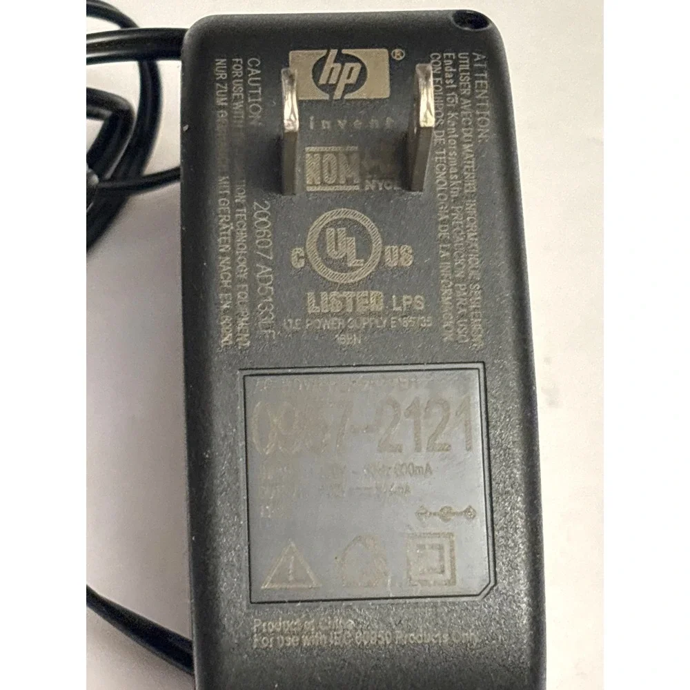 HP AC Power Adapter 0957-2121 18.5V 3.5A 65W Laptop Charger Cord
